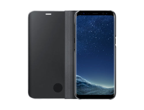 GALAXY S8 CLEAR VIEW STANDING COVER BLACK