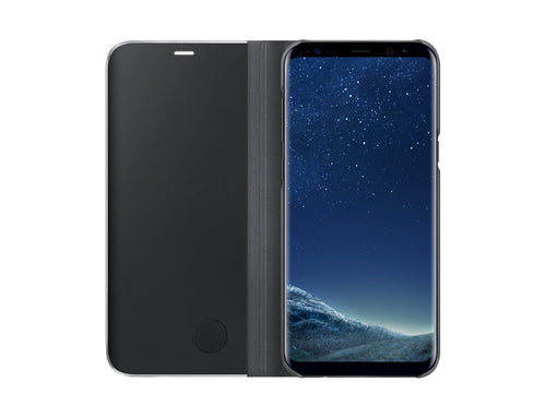 GALAXY S8 PLUS  CLEAR VIEW STANDING COVER BLACK