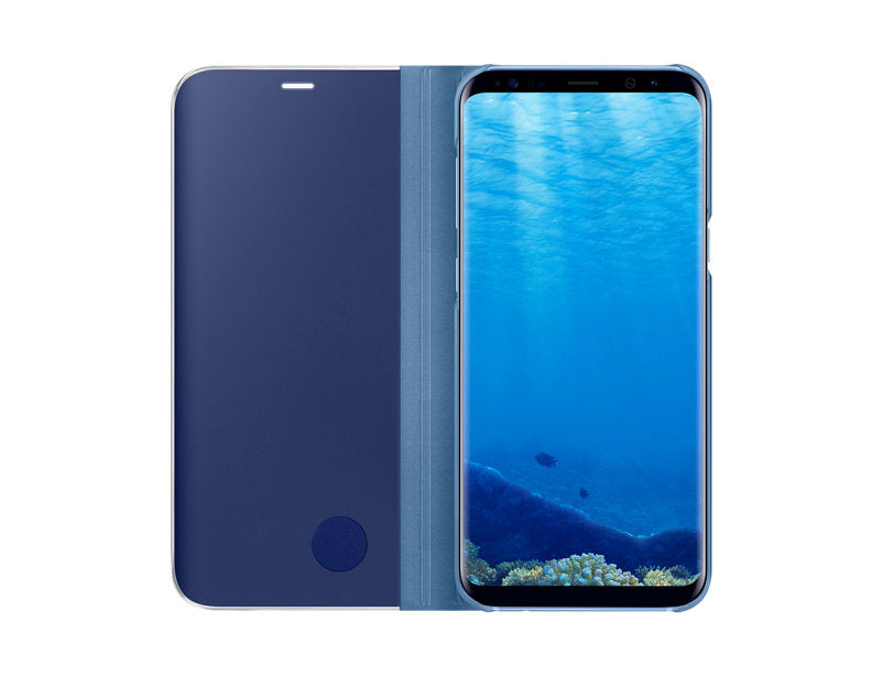 GALAXY S8 PLUS CLEAR VIEW STANDING COVER BLUE