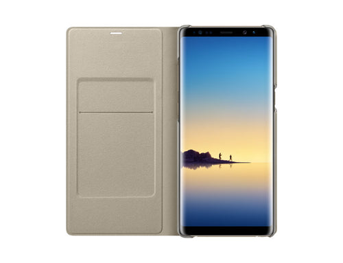 NOTE 8 LED VIEW COVER GOLD